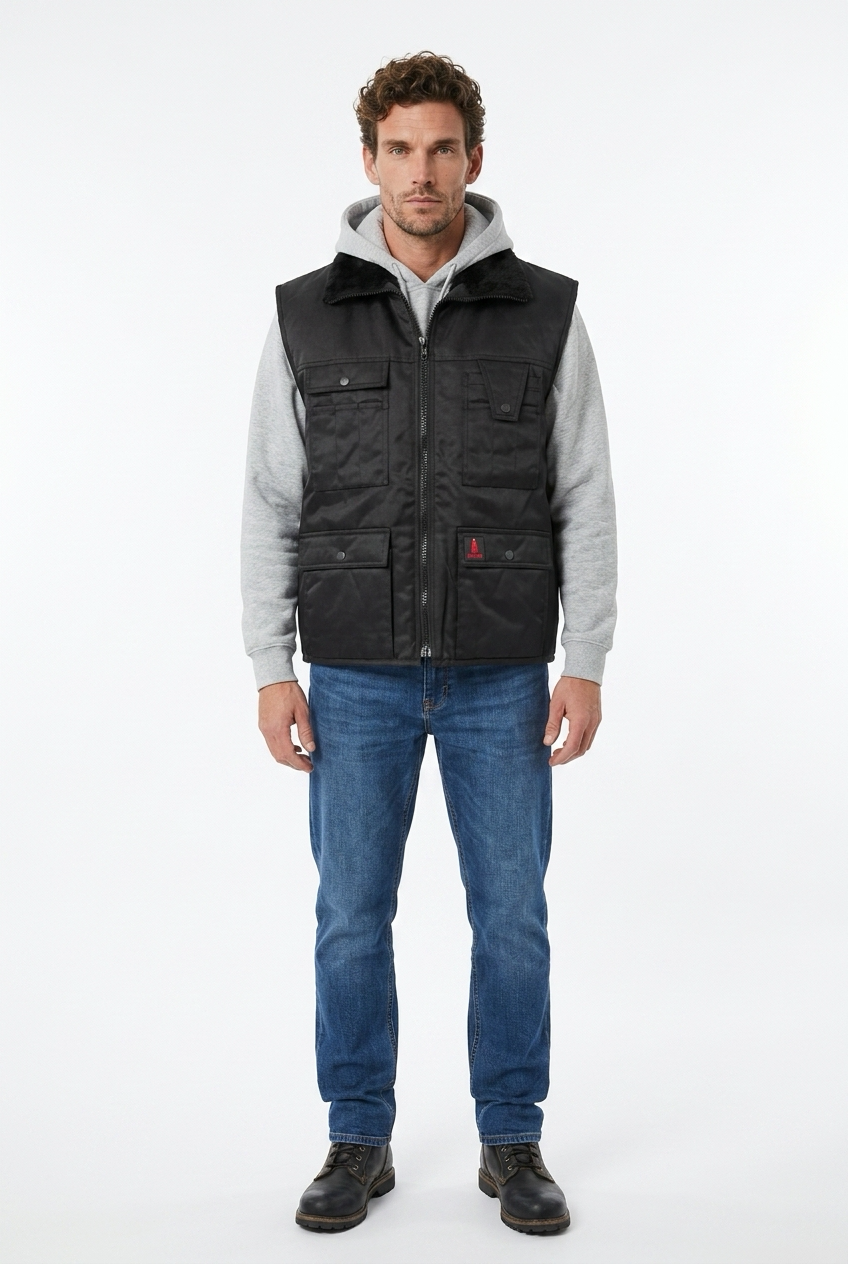 Gilets Worker mit Nierenschutz