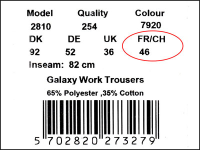 Beispiel zu den Normangaben