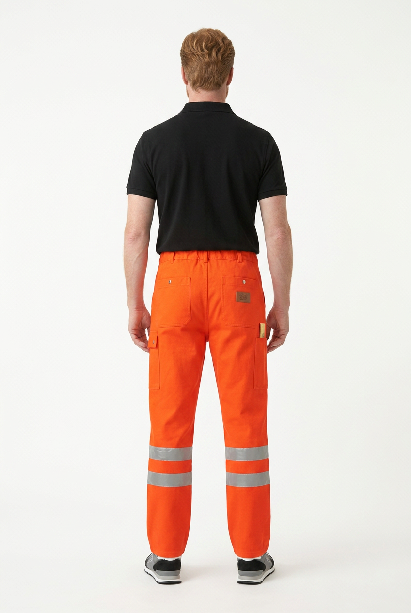 Beintaschenhosen CORD orange