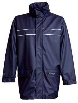 Regenjacken mit Reflexstreifen