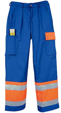 Beintaschenhosen SAFE mittelblau