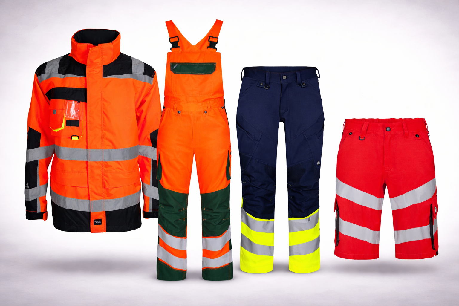 Sicherheitskleider Warnschutz EN20471