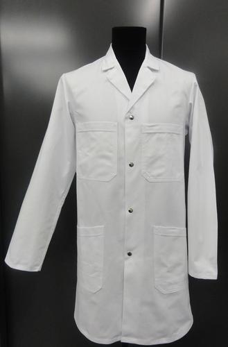 Berufsmantel weiss  mit Druckknöpfen