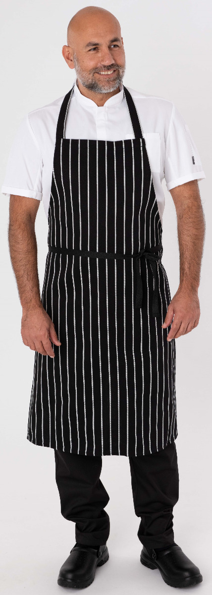 Schürzen gestreift