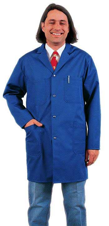 Blouses de travail 100% coton en couleur