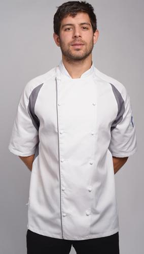 Vestons Le Chef zweifarbig, kurzarm