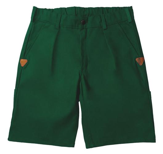 Shorts dunkelgrün Mischgewebe