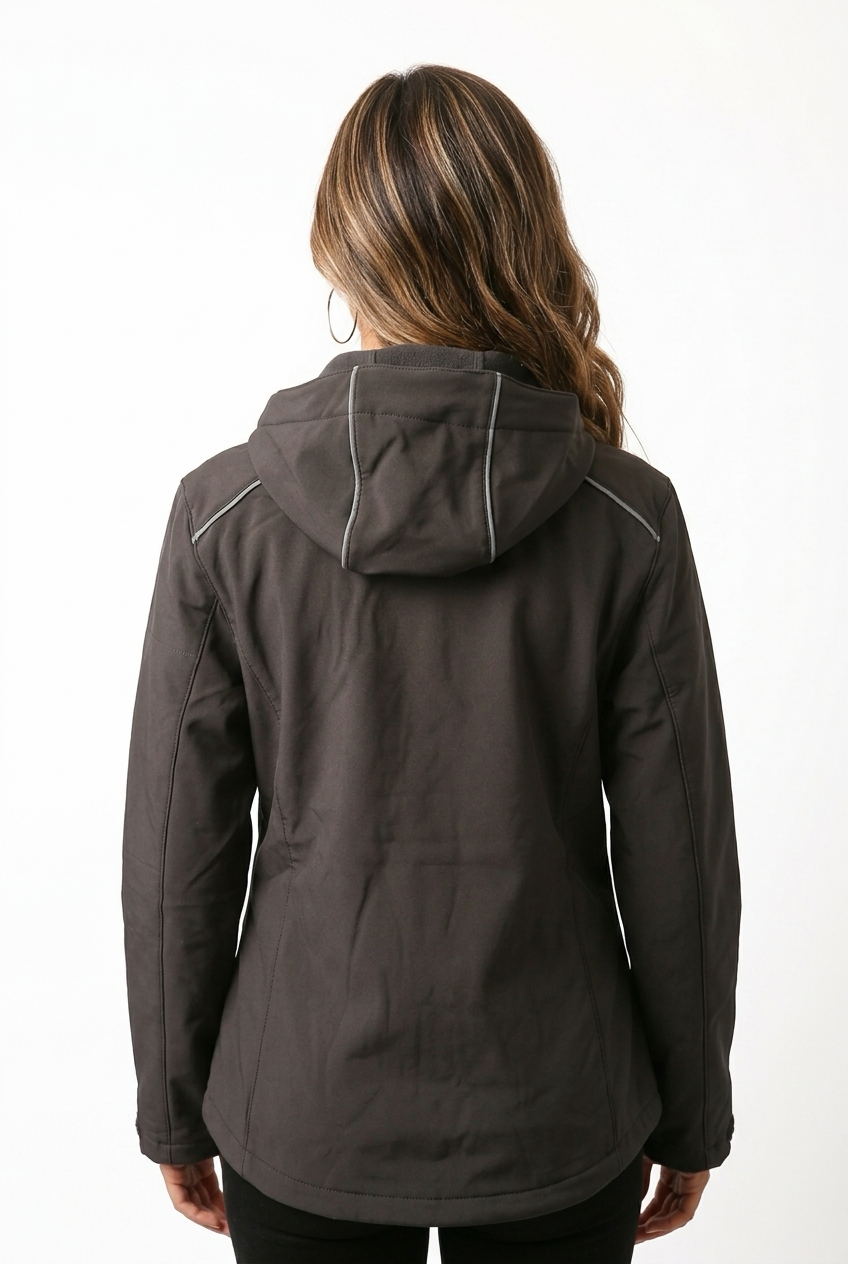 DAMEN Softshelljacken PRIME mit abnehmbarer Kapuze