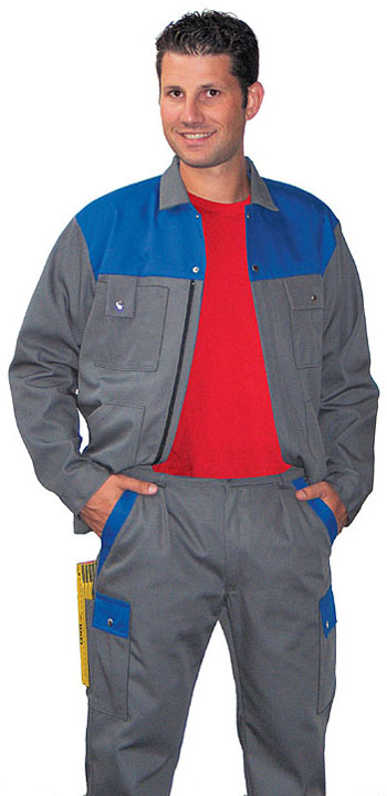 Pantalons Futura gris/bleu