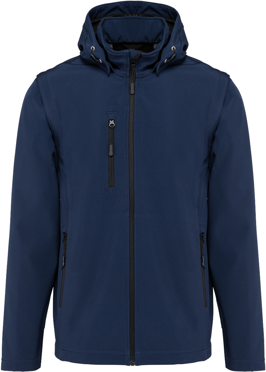 Softshelljacken mit Kapuze