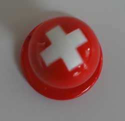 Boutons Croix Suisse